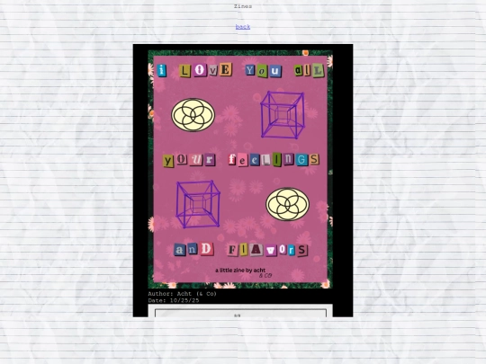 rehaul/zines/zines screenshot
