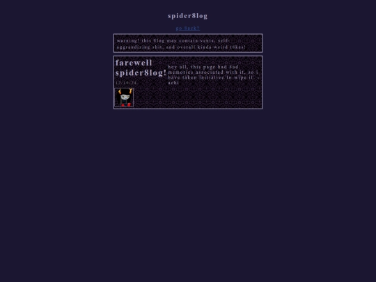 spider8log screenshot