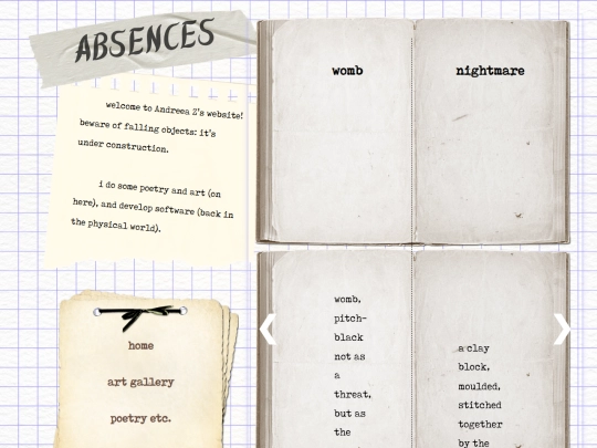 poetry screenshot
