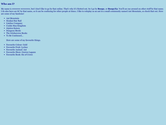 aboutme screenshot