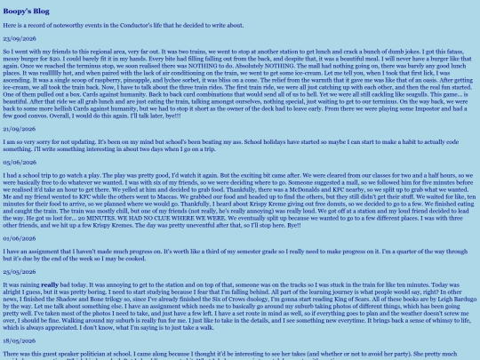blog screenshot