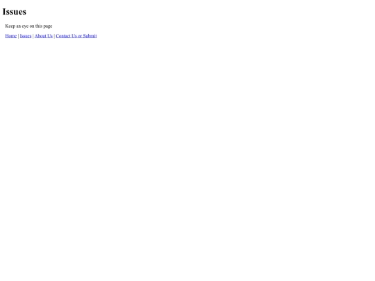 issues screenshot