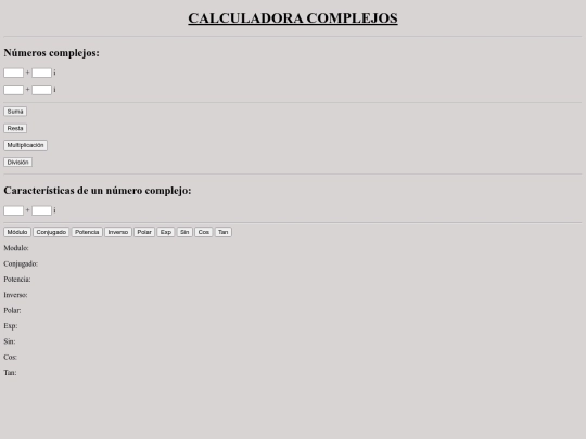 calculadoracomplejos/menucalculadora screenshot