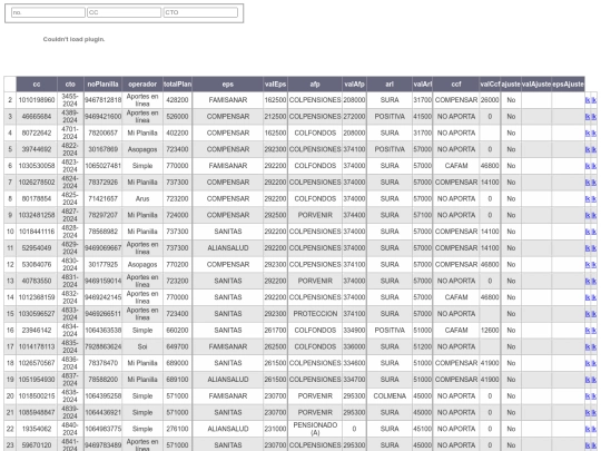 cedulas screenshot