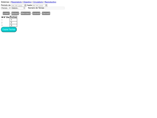 paginas/fechas_de_clase screenshot