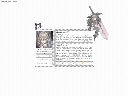 blog screenshot