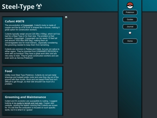 pokemon/cufant screenshot