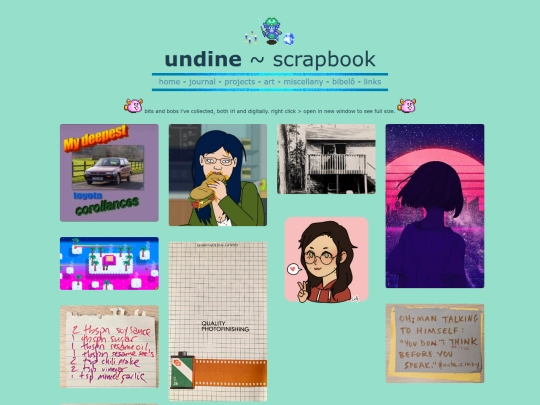 bibelo/scrapbook screenshot