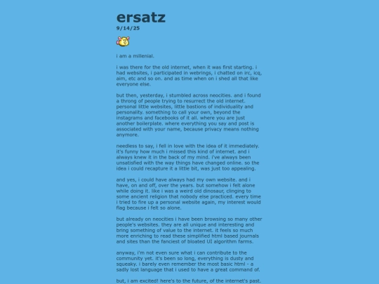 j/ersatz screenshot