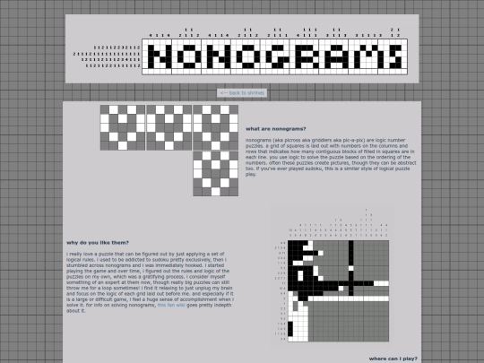 misc/shrines/nonograms screenshot