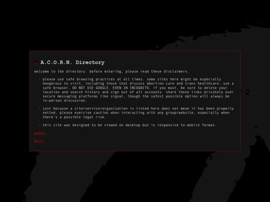 index screenshot