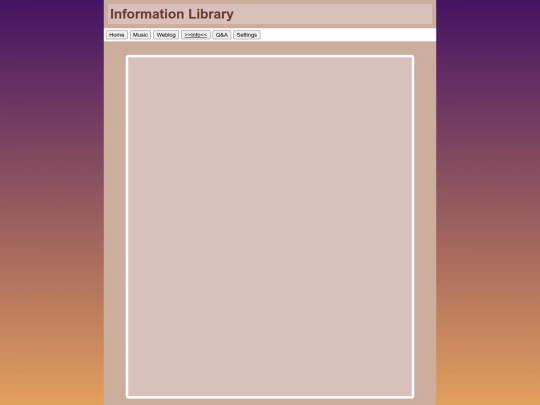 information screenshot