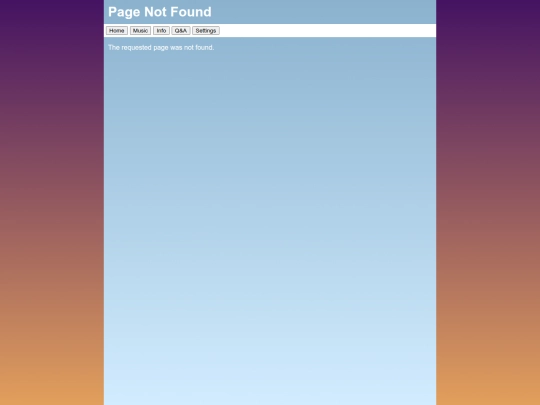 not_found screenshot