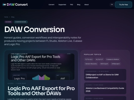blog screenshot