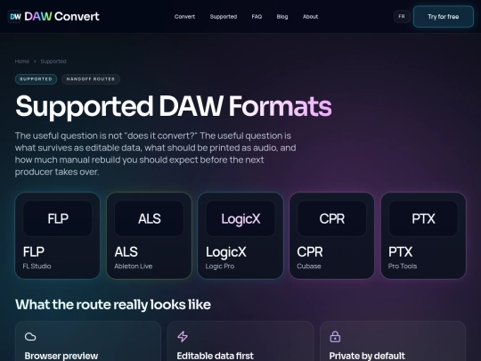supported screenshot