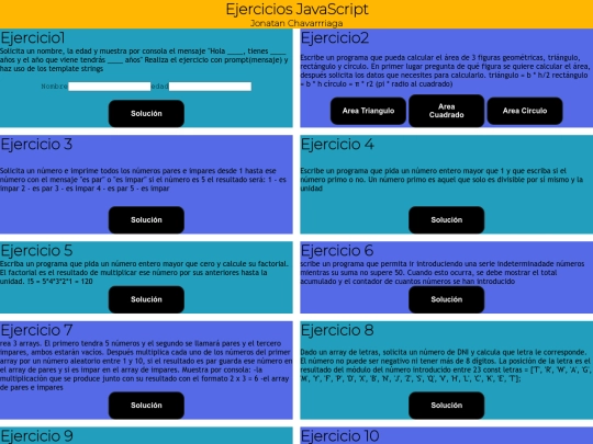 SolucionEjerciciosJS screenshot
