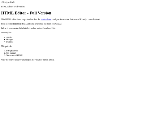 index screenshot