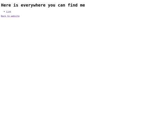links screenshot