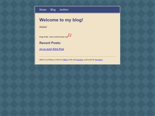 blog screenshot