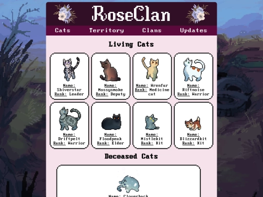 rosecats screenshot