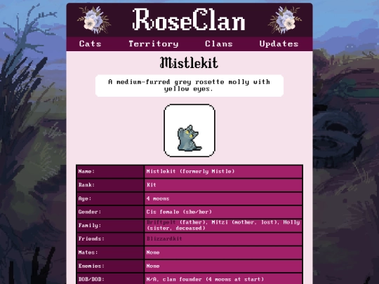 roseclancats/mistlekit screenshot