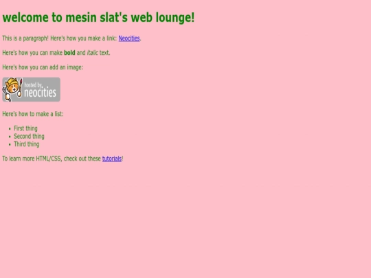 index screenshot