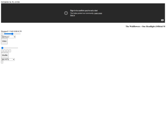 webdeck-player screenshot