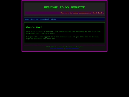 index screenshot
