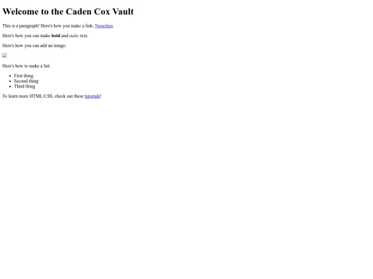 index screenshot