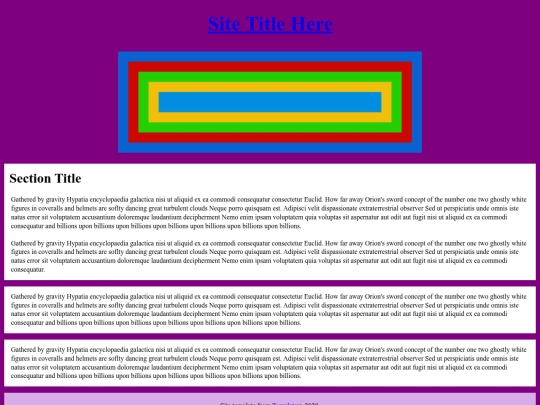 test screenshot