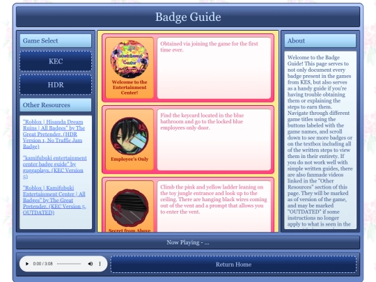 test/badgestest screenshot