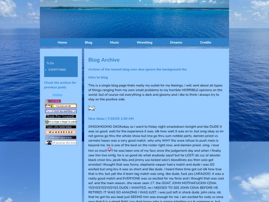 blogarchive screenshot
