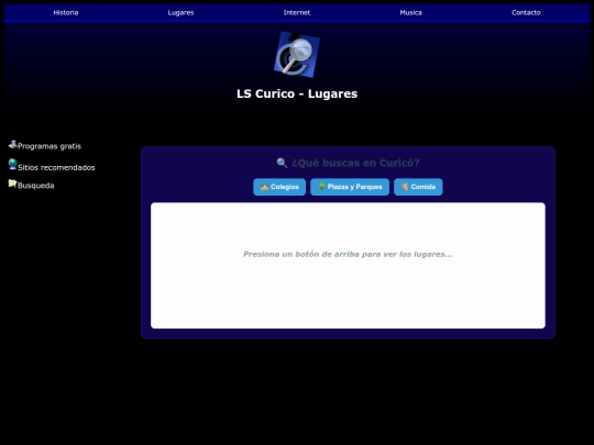 lugares screenshot