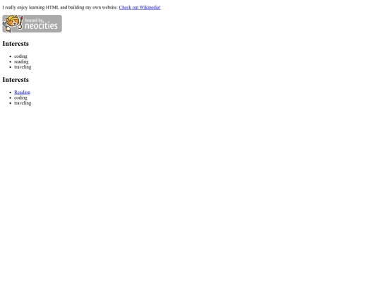 index screenshot