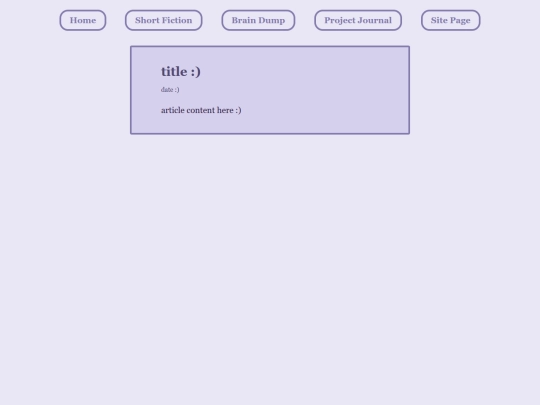 brain-dump/article-template screenshot