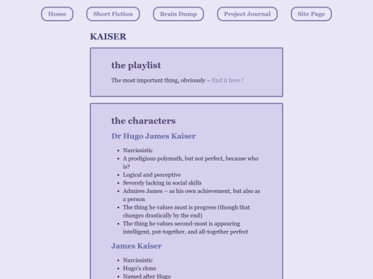 project-journal/kaiser screenshot
