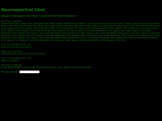 messages screenshot