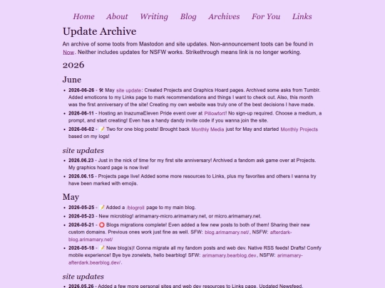 update-archive screenshot