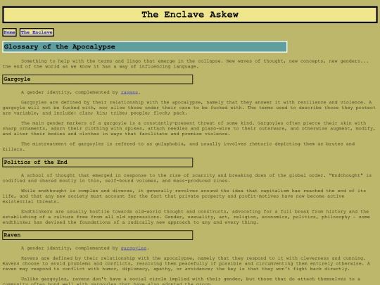 AskewPages/glossary screenshot