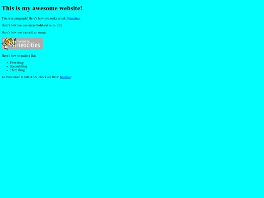 index screenshot
