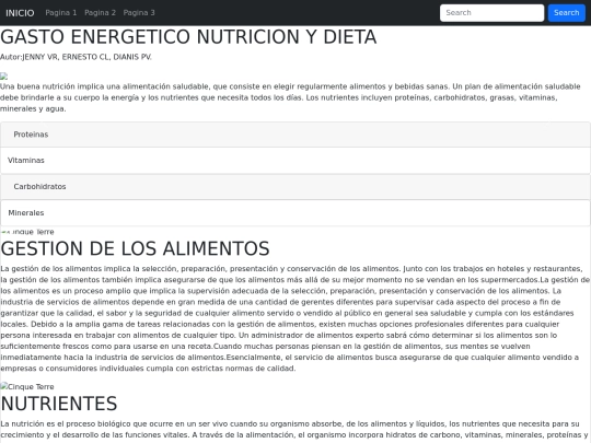 Nutricion screenshot
