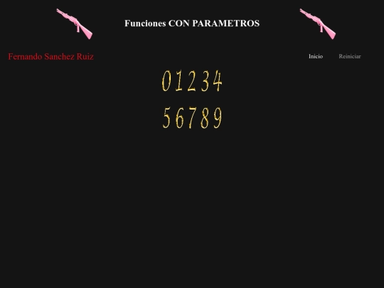 funcionconparametros screenshot
