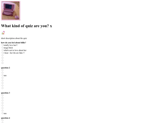 quizzes/BaseV2 screenshot