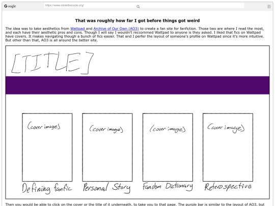 Fanfic-site2 screenshot