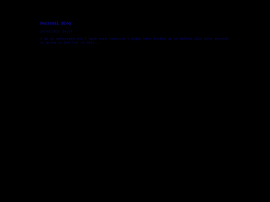 personal screenshot