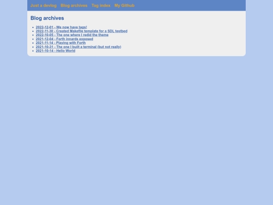 blog screenshot
