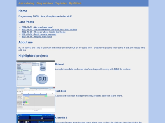 index screenshot