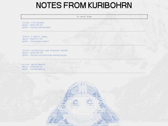 notes screenshot