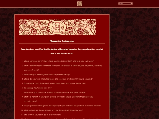 stuff/forms/character-interview screenshot