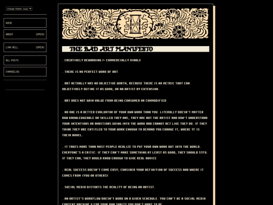 stuff/manifesto screenshot